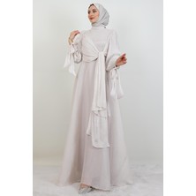 Giza Store Sümbül Tesettür Elbise Bej