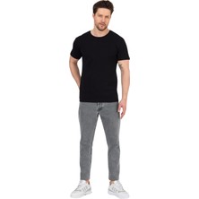 Yakamor Unisex Ribana Compct Penye Sıfır Yaka Tişört