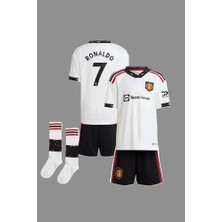 R,o,n,a,l,d,o, 2022-23 Sezon Manchester/united Deplasman Çocuk Forması 4'lü Set