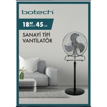 18 Inch 45 cm Sanayi Tipi Yeni Nesil Vantilatör 3 Farklı Kullanım Sağlar