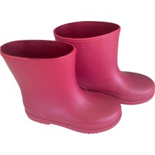 Bahçe ve Yağmur Renkli Çocuk Çizmesi 26-35 Pembe