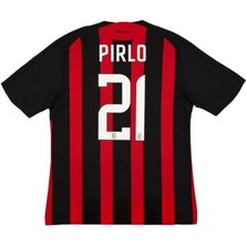 Jersey Ac Milan #21 Pirlo 2008-09 Uefa Cup Futbol Forması