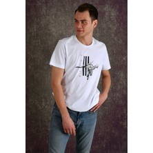 Run Erkek Baskılı T-Shirt