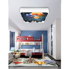 Space-Astronot Avize-Led AVIZE-25WATT-30CM x 30CM, Çocuk Odası Avize, Avize Modelleri