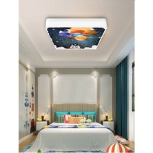 Space-Astronot Avize-Led AVIZE-25WATT-30CM x 30CM, Çocuk Odası Avize, Avize Modelleri