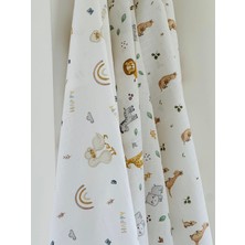 Ft Baby Collection Pamuk Müslin Bebek Battaniyesi 3'Lü Set  Müslın Örtü 80  x  90 Cm