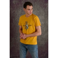 Run Erkek Baskılı T-Shirt