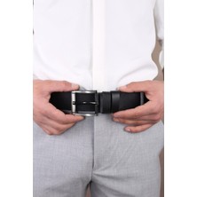 Papuç Sepeti 4416 Erkek Hakiki Deri Battal Boy Kot Kemeri