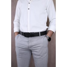 Papuç Sepeti 4401 Erkek Kot & Kumaş Kemeri