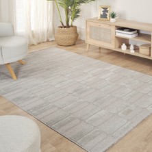 Kaşmir Halı Iskandinav Otto Grey 120X180 cm Salon Mutfak Halısı Yolluk