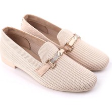 Papuç Sepeti 303 Kadın Triko Örme Günlük Babet Ayakkabı