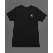Bumeta Mini Imposter Mavi Mürettebat Among Us Unisex Tişört T-Shirt