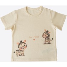 Organik Zebras 2'li T-Shirt Natural