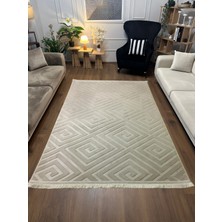 Elit Embos Vizon Kahve Kaymaz Taban Yıkanabilir Kesme Halı Yolluk