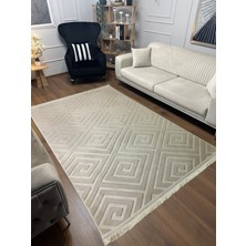 Elit Embos Vizon Kahve Kaymaz Taban Yıkanabilir Kesme Halı Yolluk