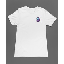 Bumeta Mini Imposter Mor Mürettebat Among Us Unisex Tişört T-Shirt