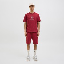 Jack & Jones Erkek Kisa Kollu Baskili Tisört - Dia