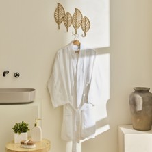 Kaşmir Home Zoe Muslin Bornoz Offwhite S-M
