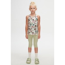 Fairy Garden Kız Çocuk Desenli Kolsuz Tişört