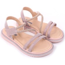 Papuç Sepeti Arzn 4832 Kız Çocuk Ortopedik Rahat Taban Sandalet