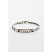 So CHIC Örgü Desen Çelik Erkek Bileklik