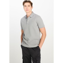 Lee Erkek Regular Fit Pamuklu Gri Polo Yaka T-Shirt - L2510551035