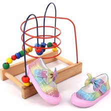 Papuç Sepeti - Arzn 4826 Kız Bebek Ortopedik Ilk Adım Ayakkabısı