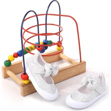 Papuç Sepeti - Arzn 4826 Kız Bebek Ortopedik Ilk Adım Ayakkabısı