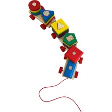 Mokutoys Eğitici Ahşap Tren