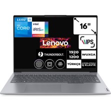 Lenovo Thinkbook 16 G6 Irl I5-1335U 32 GB 2 Tb SSD Windows 11 Pro Iris Xe Graphics 16" Wuxga Taşınabilir Bilgisayar 21KH001ETRCB8