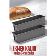 Renkli 31 cm Ekmek ve Pasta Kalıbı, 2'li Set, Pişirme Keyfi