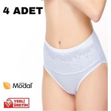 Belinay 4 Adet 0193 Yüksek Bel Toparlayıcı Kadın Külot