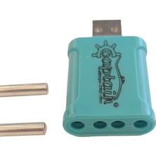Captain 7113 Fosfor ve Şamandra Pili Için Pil Şarj Kiti USB Li