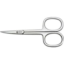 Rose 010-450 M620 Bıyık Makası No: 4,5 Inç / 11,43 cm - Krom Kaplama