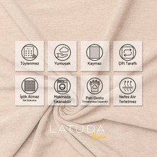 Latuda Concept Kaymaz Koltuk Örtüsü Çift Taraflı Mikrofiber Şönil 175x215 cm Camel – Kedi Köpek ve Çocuk Dostu