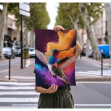 Çerçevesiz Poster Sinek Kuşu "rio"