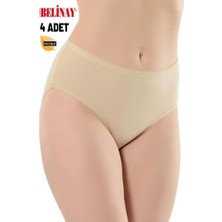Belinay 4 Adet 069 Kadın Yüksek Bel Modal Külot