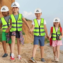 Çocuk Iş Güvenlik Yeleği Iş Bareti ( Isim Baskısını Soru Kısmından Iletebilirsiniz)
