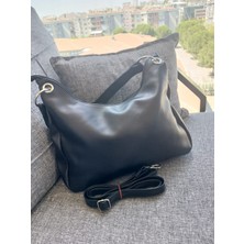 Wolını Kadın Halka Detaylı El ve Omuz Çantası