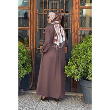 Nurcan Çetin Elbise 25150 Kahve
