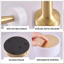 Upway Ayarlanabilir LED Işıklı Dokunmatik Şarjlı Dekoratif Modern Masa Lambası