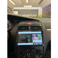 Fiat Linea Uyumlu 4 GB Ram 64 GB Dahili Hafıza 9 Inç Multimedya Kablosuz Carplay Geri Görüş Kameralı