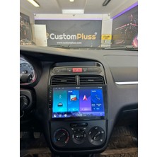 Fiat Linea Uyumlu 4 GB Ram 64 GB Dahili Hafıza 9 Inç Multimedya Kablosuz Carplay Geri Görüş Kameralı