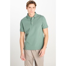 Lee Erkek Regular Fit Pamuklu Yeşil Polo Yaka T-Shirt - L2510551826
