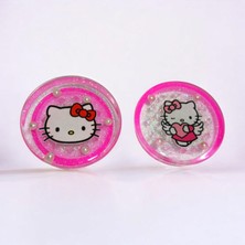 Resinkco Hello Kitty Mıknatıslı Epoksi Grinder El Yapımı Kişiselleştirilebilir Öğütücü
