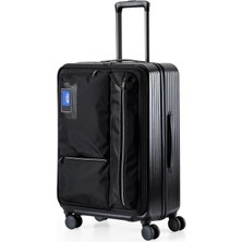 Ccs 730 Kumaş & Polikarbon 3 Lü Valiz Seti
