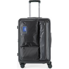 Ccs 730 Kumaş & Polikarbon 3 Lü Valiz Seti