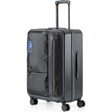 Ccs 730 Kumaş & Polikarbon 3 Lü Valiz Seti