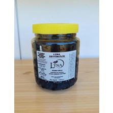 Lyna 2025 Kuru Sele Gemlik Siyah Zeytin (3xs-4xs Boy, 381-460 Kalibre) - 500 gr
