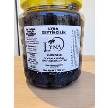 Lyna 2025 Kuru Sele Gemlik Siyah Zeytin (3xs-4xs Boy, 381-460 Kalibre) - 500 gr